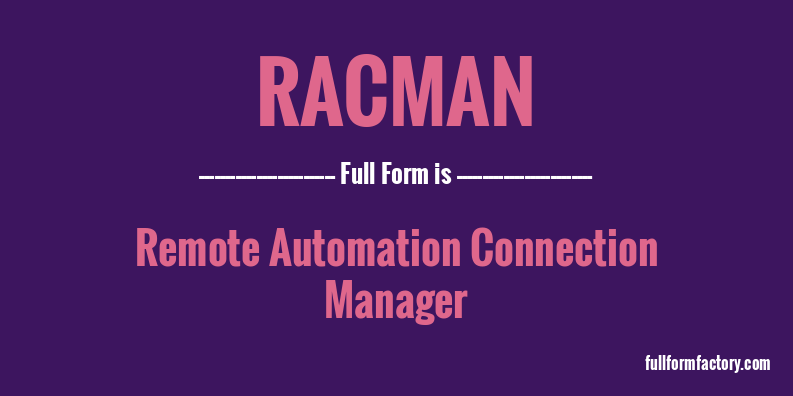 racman-full-form