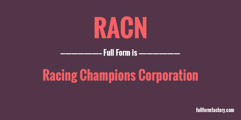 racn-full-form