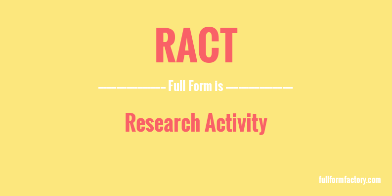 ract-full-form