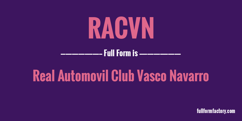 racvn-full-form