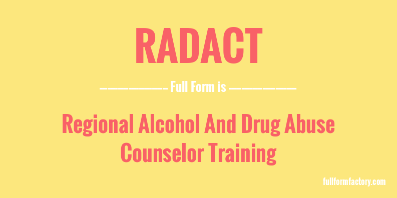 radact-full-form