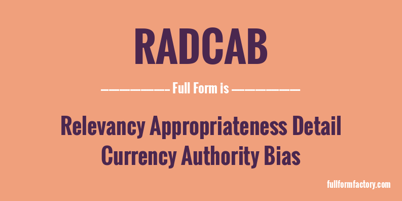 radcab-full-form