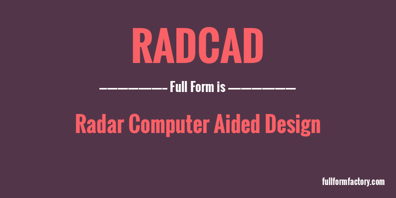 radcad-full-form