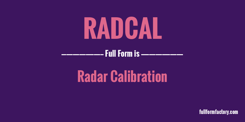 radcal-full-form