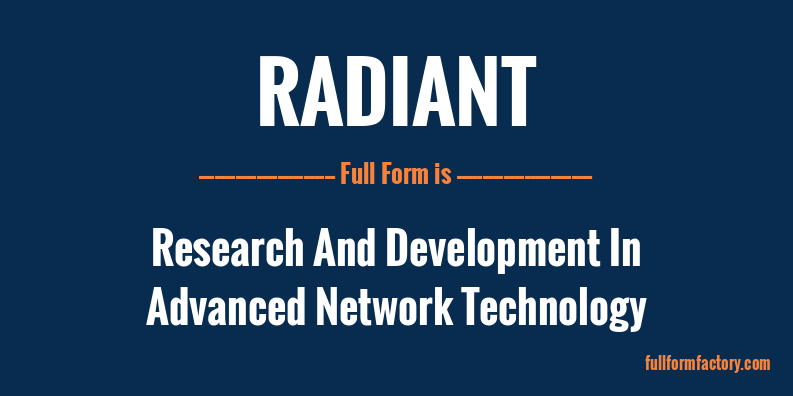 radiant-full-form