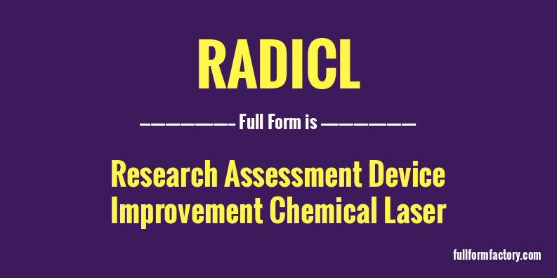 radicl-full-form