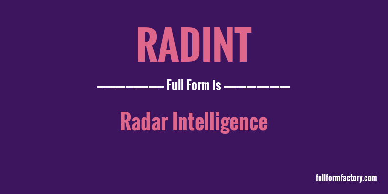 radint-full-form