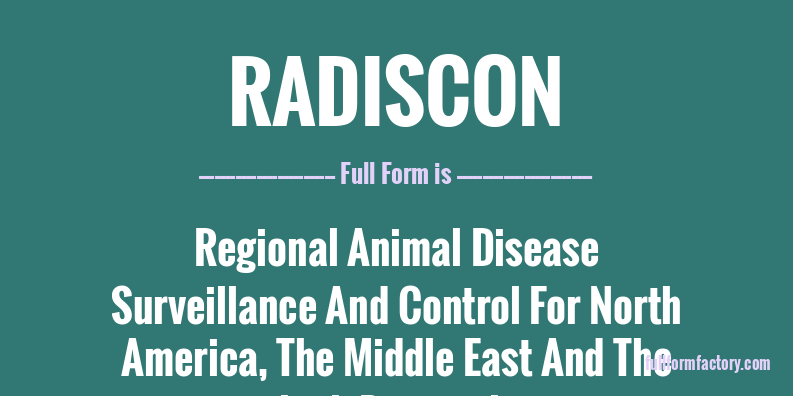 radiscon-full-form