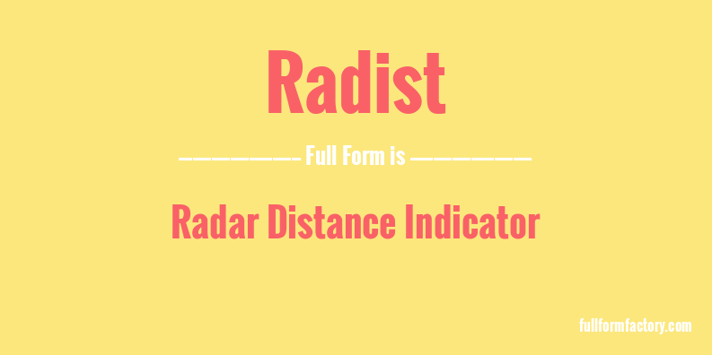 radist-full-form
