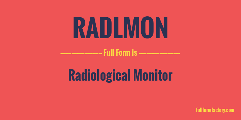 radlmon-full-form