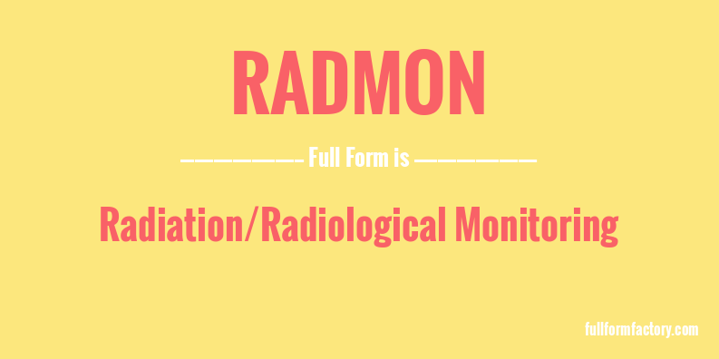 radmon-full-form