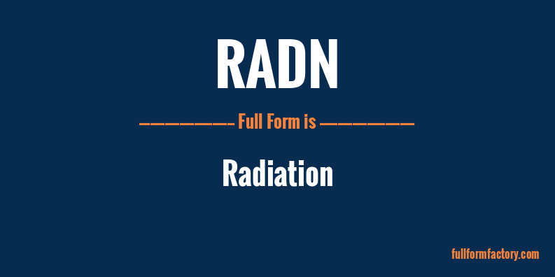 radn-full-form