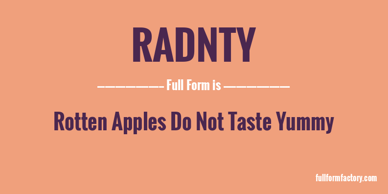 radnty-full-form