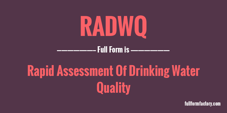 radwq-full-form