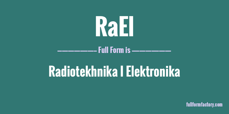 rael-full-form