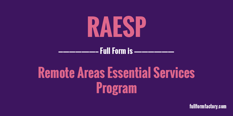 raesp-full-form