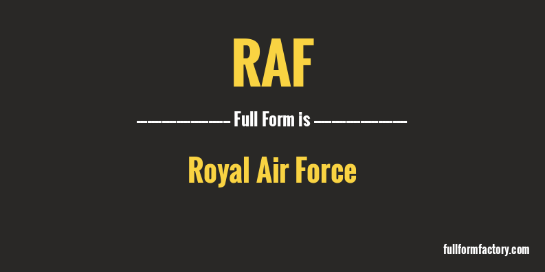 raf-full-form