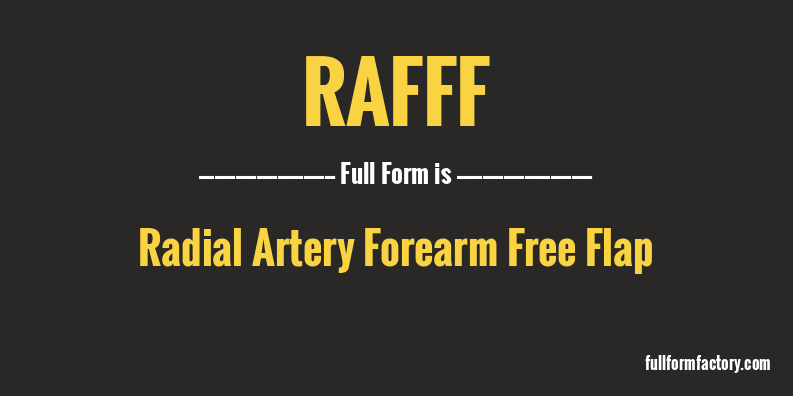 rafff-full-form