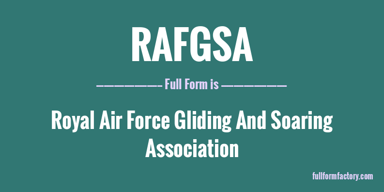 rafgsa-full-form
