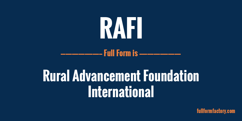 rafi-full-form