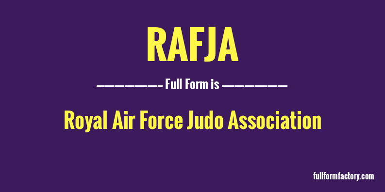 rafja-full-form