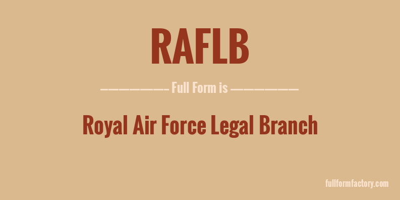 raflb-full-form