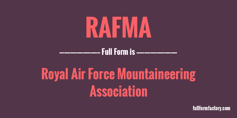 rafma-full-form