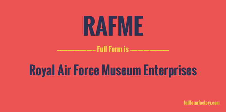 rafme-full-form