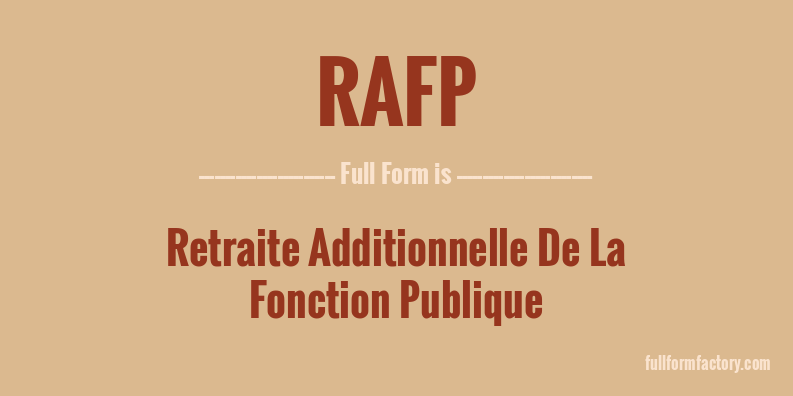 rafp-full-form