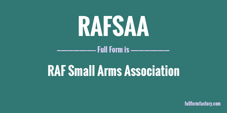 rafsaa-full-form