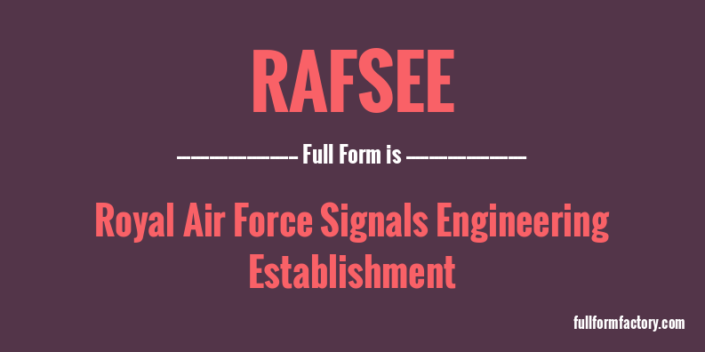 rafsee-full-form
