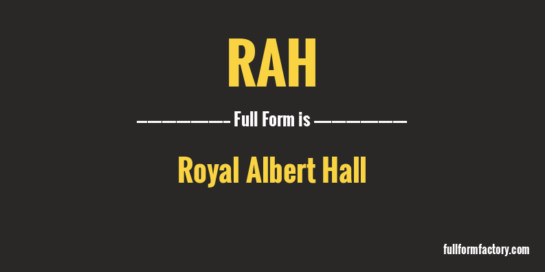 rah-full-form