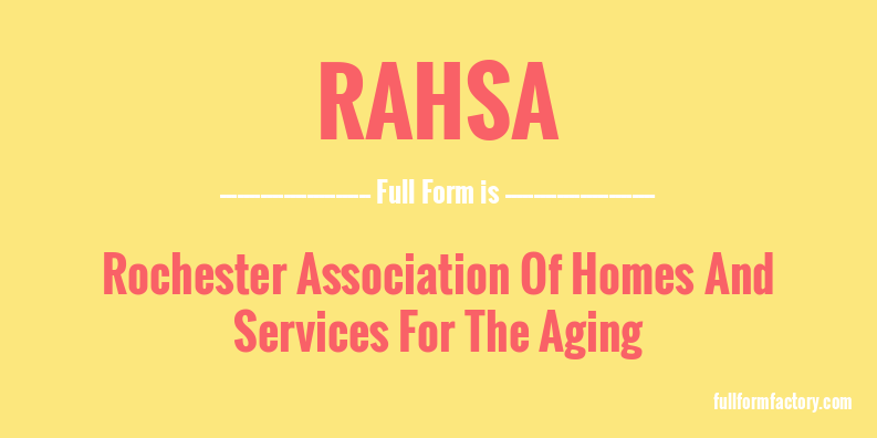 rahsa-full-form