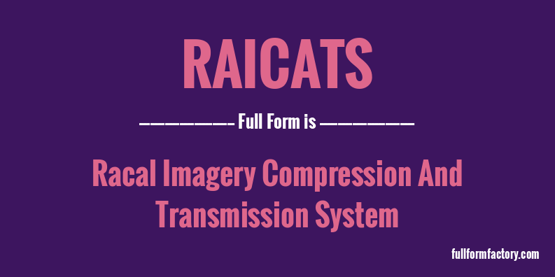 raicats-full-form