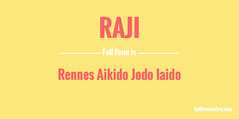 raji-full-form