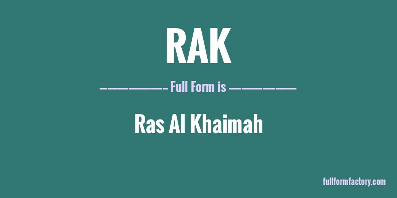 rak-full-form