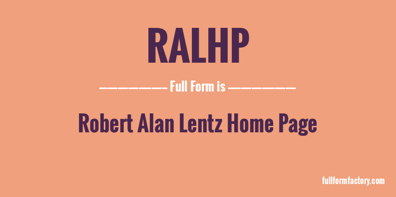 ralhp-full-form