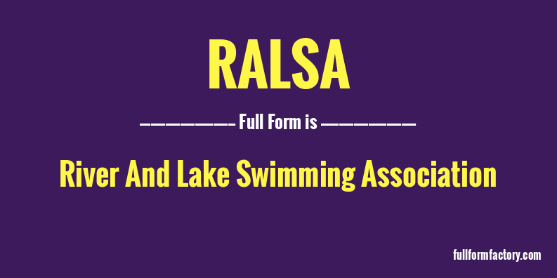 ralsa-full-form