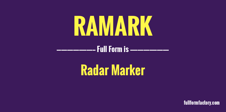 ramark-full-form