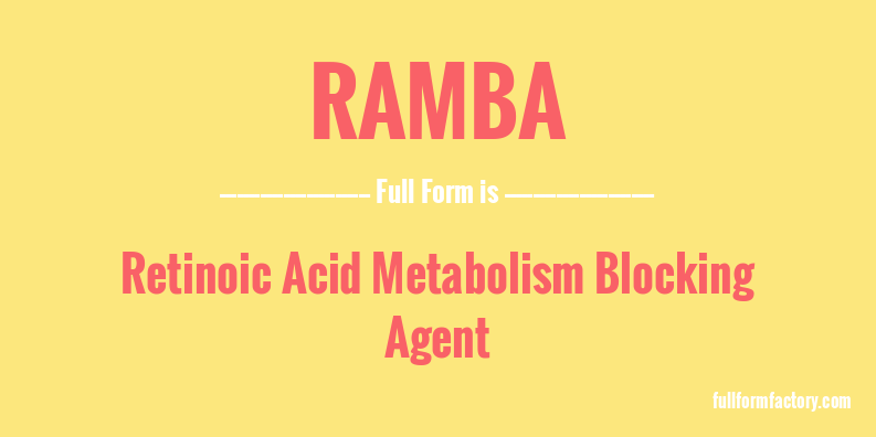 ramba-full-form