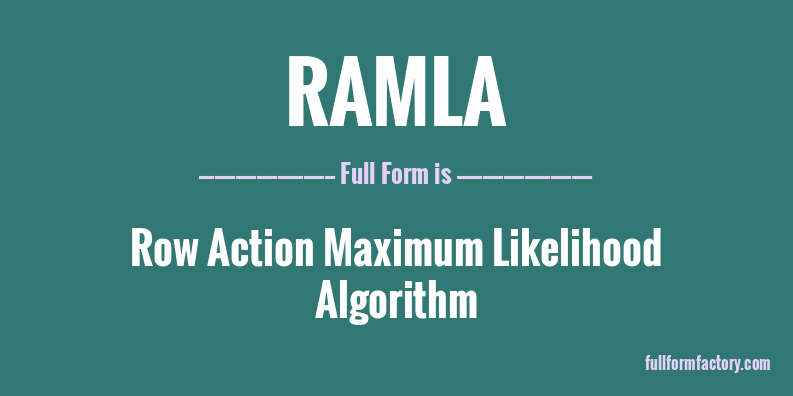 ramla-full-form
