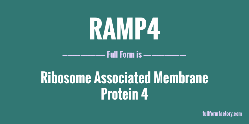 ramp4-full-form
