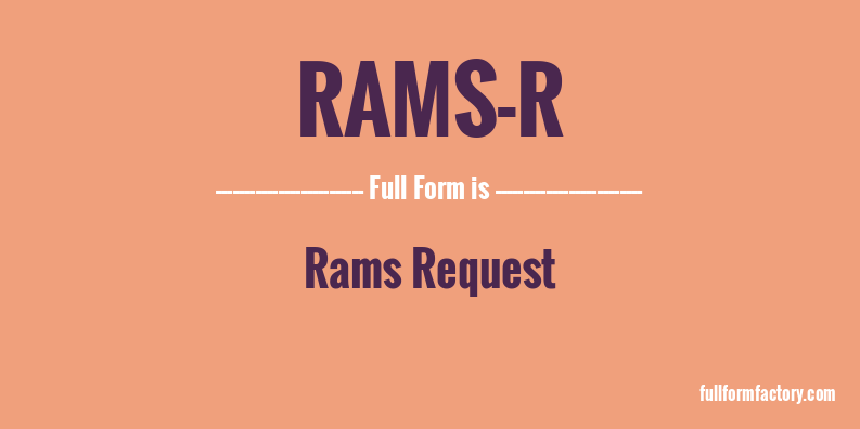 rams-r-full-form