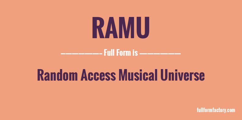 ramu-full-form