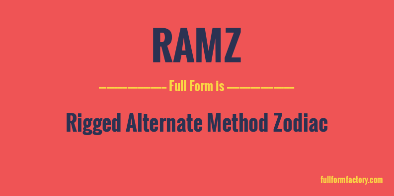 ramz-full-form