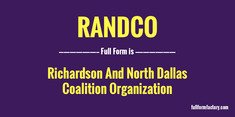 randco-full-form