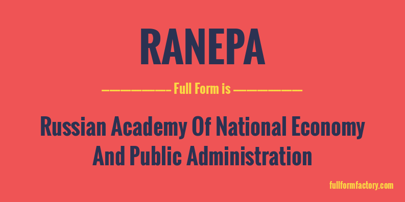 ranepa-full-form