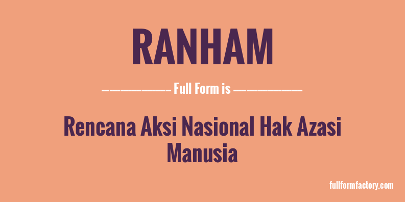 ranham-full-form