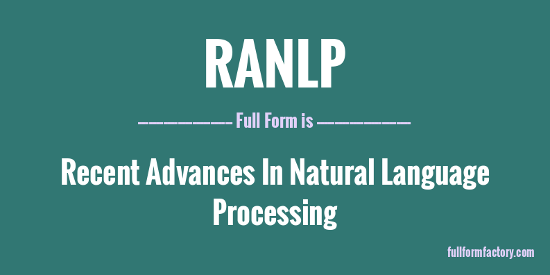 ranlp-full-form