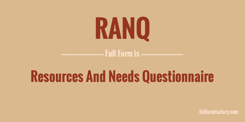 ranq-full-form